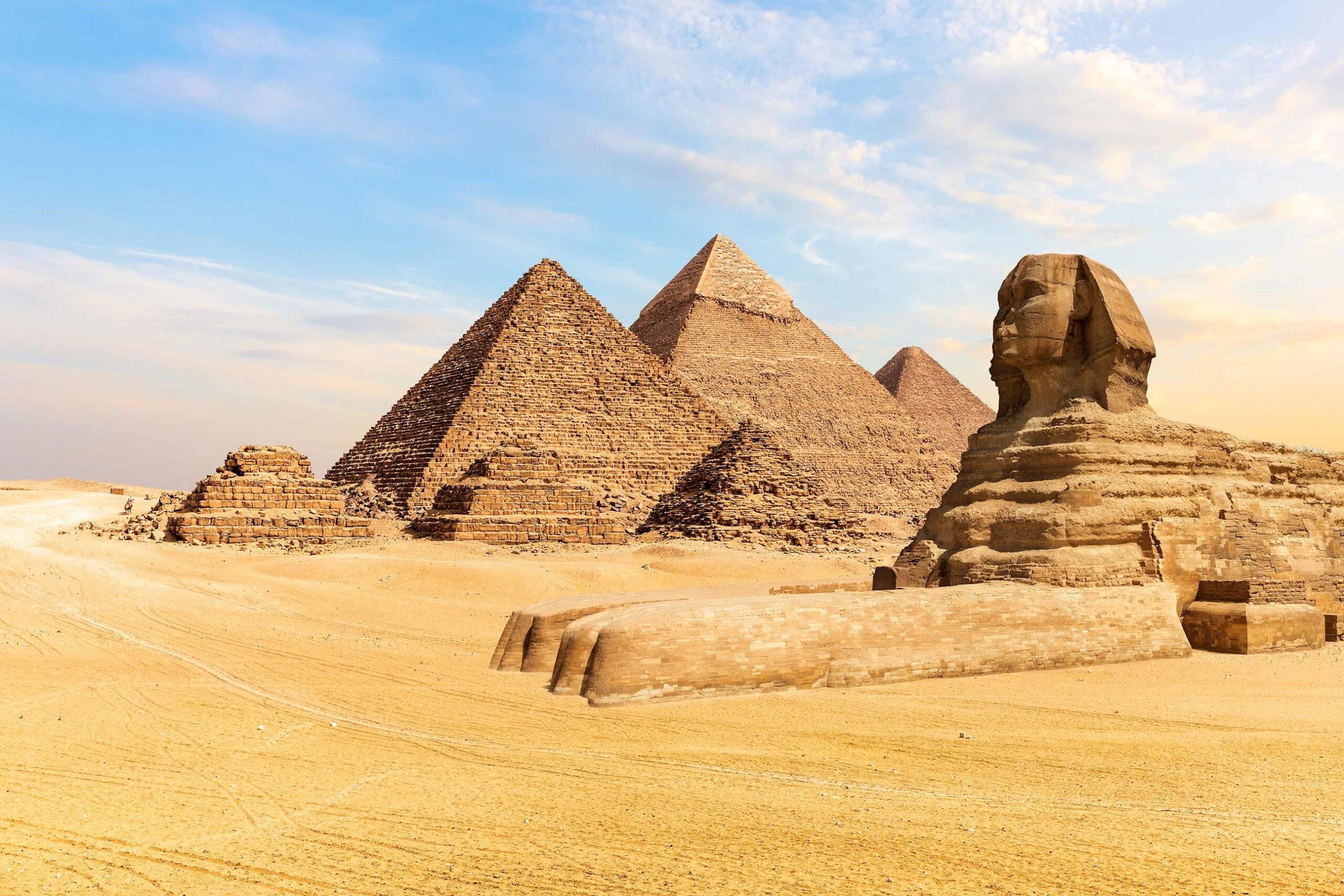 Full Day Pyramids of Giza and Sphinx & The Egyptian Museum with a Private Guide.